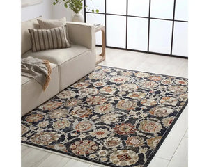 Zefira ZFA21 Blue/Taupe Rug