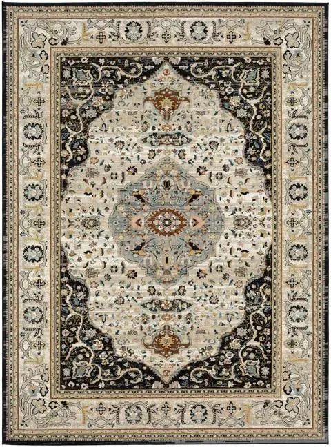 Zephyr 92123 90166 Chronos Black Rug