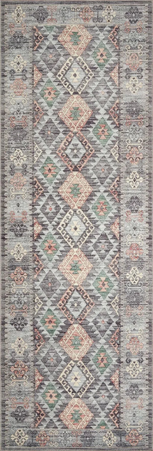 Zion Zio-01 Grey/Multi Rug