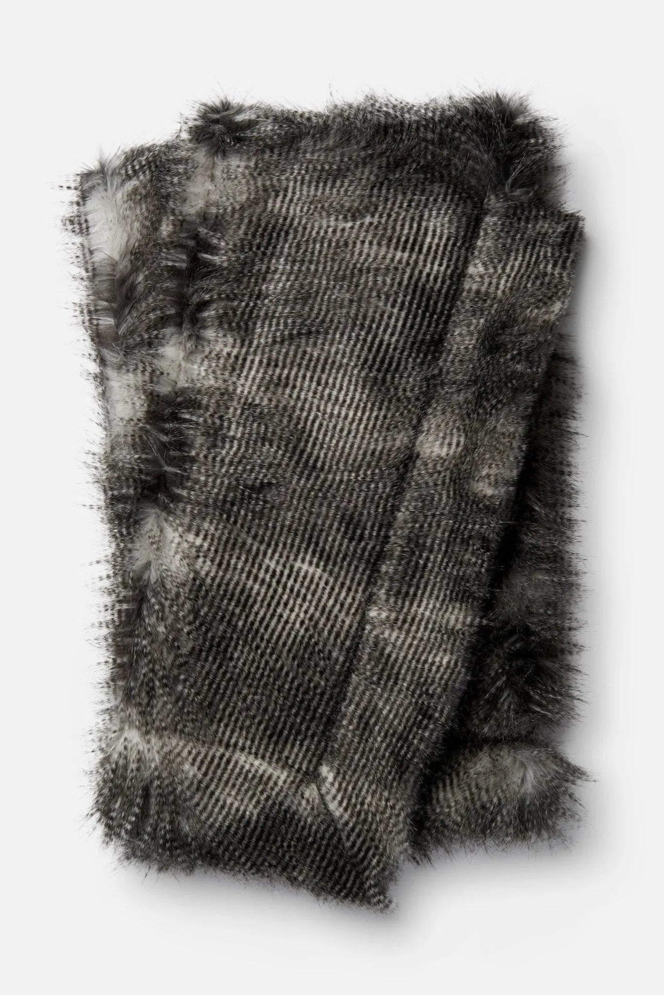 Zora T0023 Black/Grey Throw Blanket