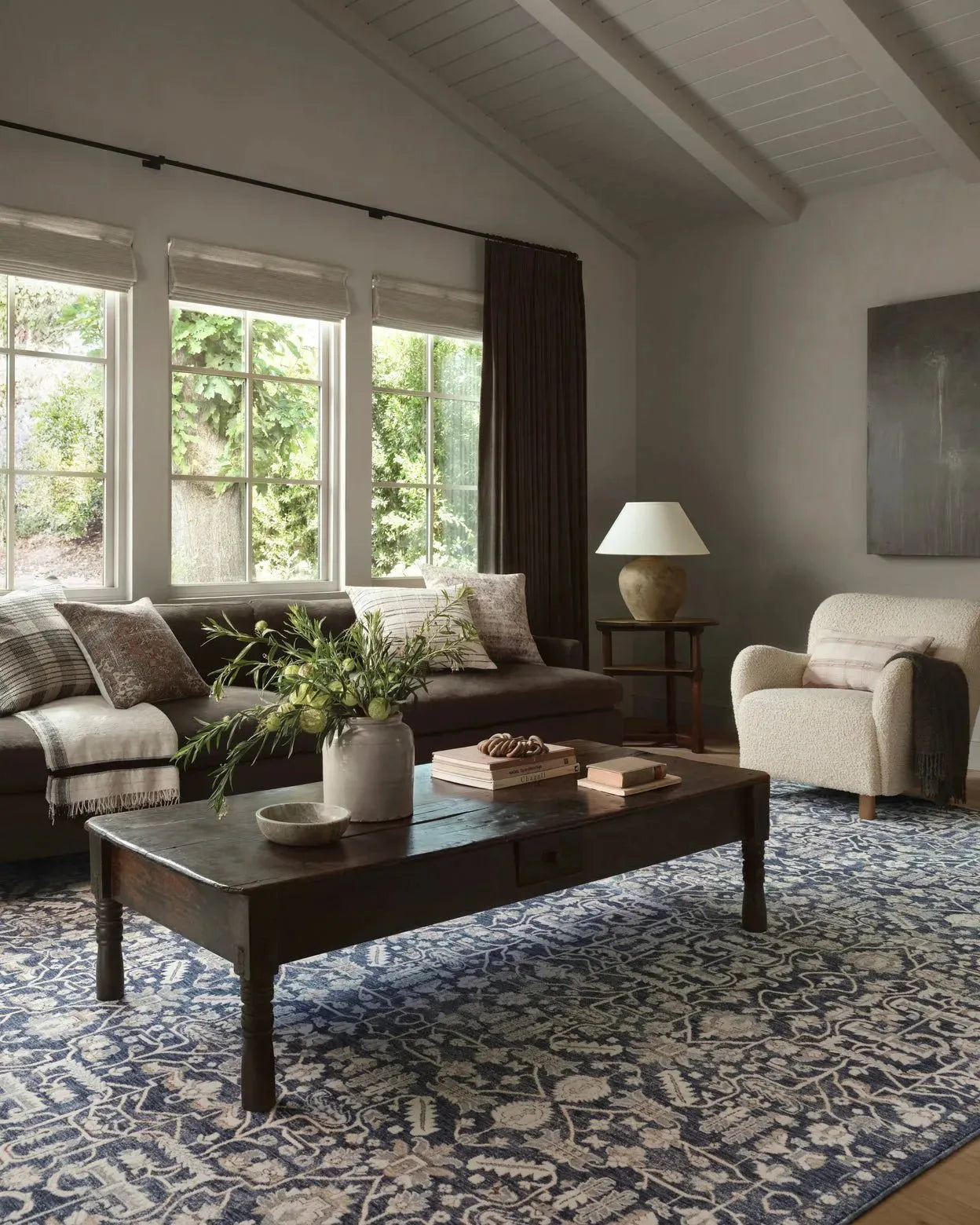 Zuma ZUM-02 Blue/Ivory Rug