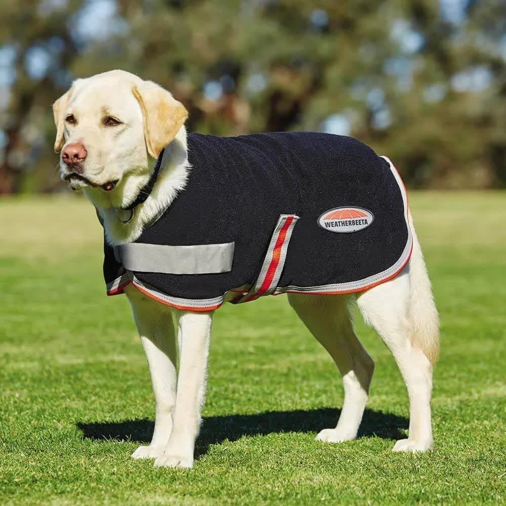 Weatherbeeta Fleece Therapy Tec Dog Coat 26 Black HR_NG0ADQXV