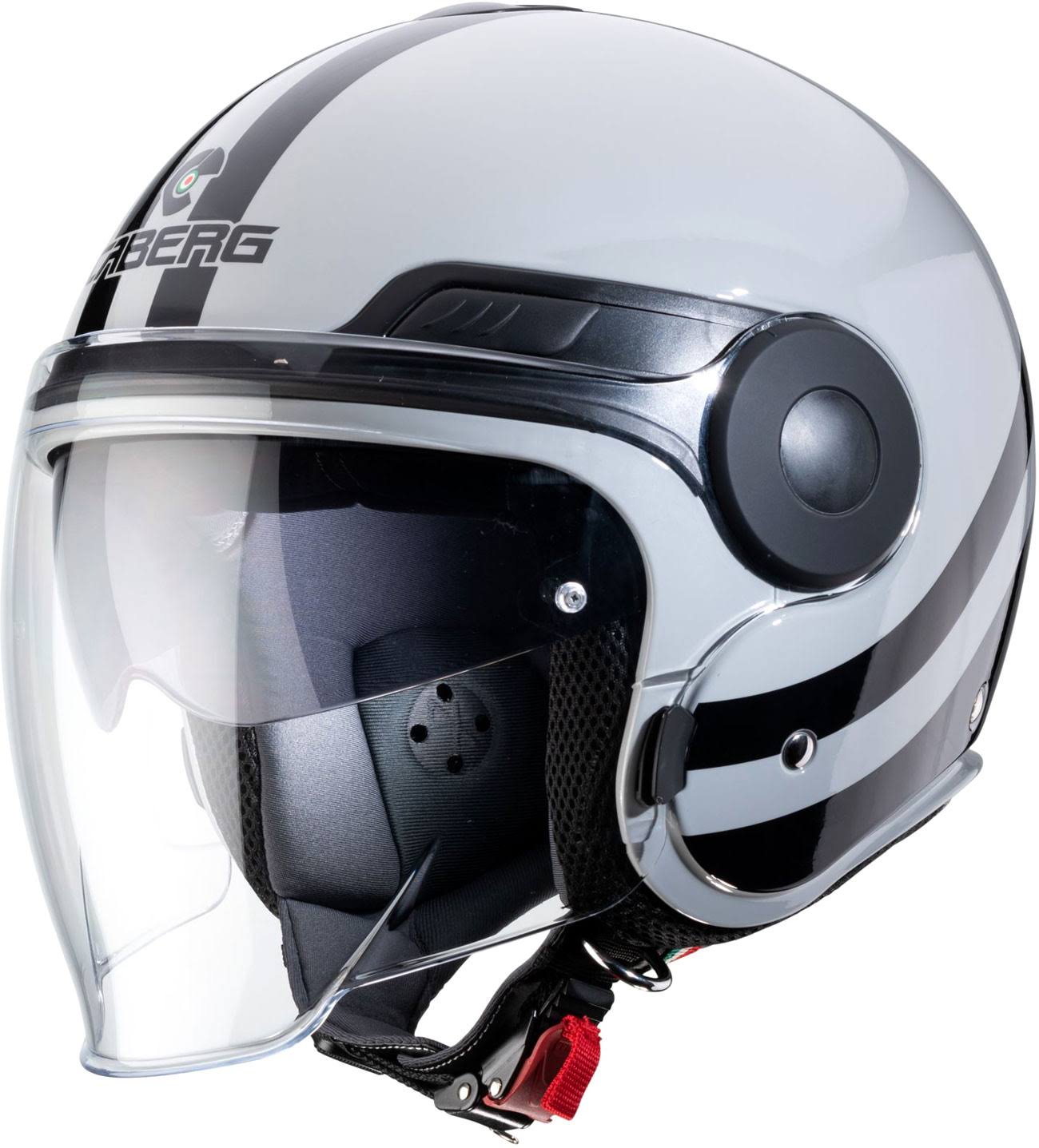 Caberg Uptown Chrono Jet Helmet, black-grey, Size M TE_GZYBETI4