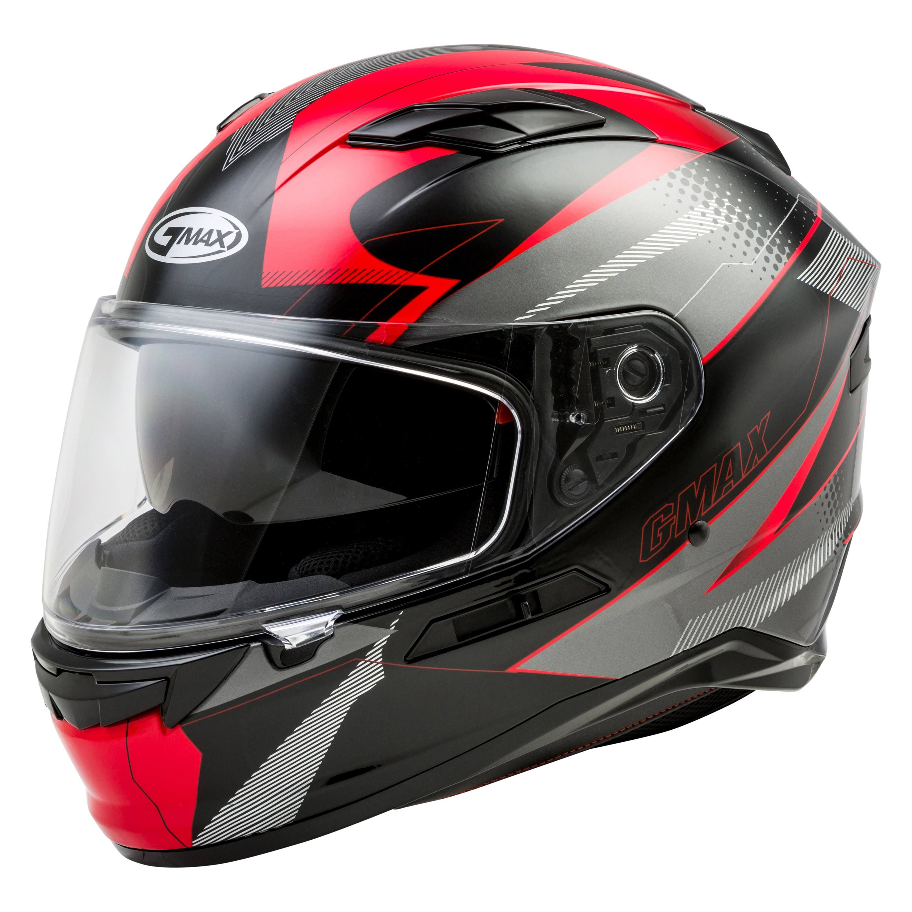 GMAX FF-98 Apex Black/Red Full Face Helmet Xs 4L_L3CGE89E
