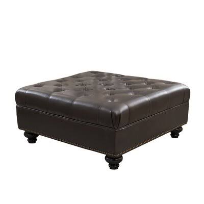 Darby Home Co Connelly Leather Cocktail Ottoman KN_JLTI8G2I