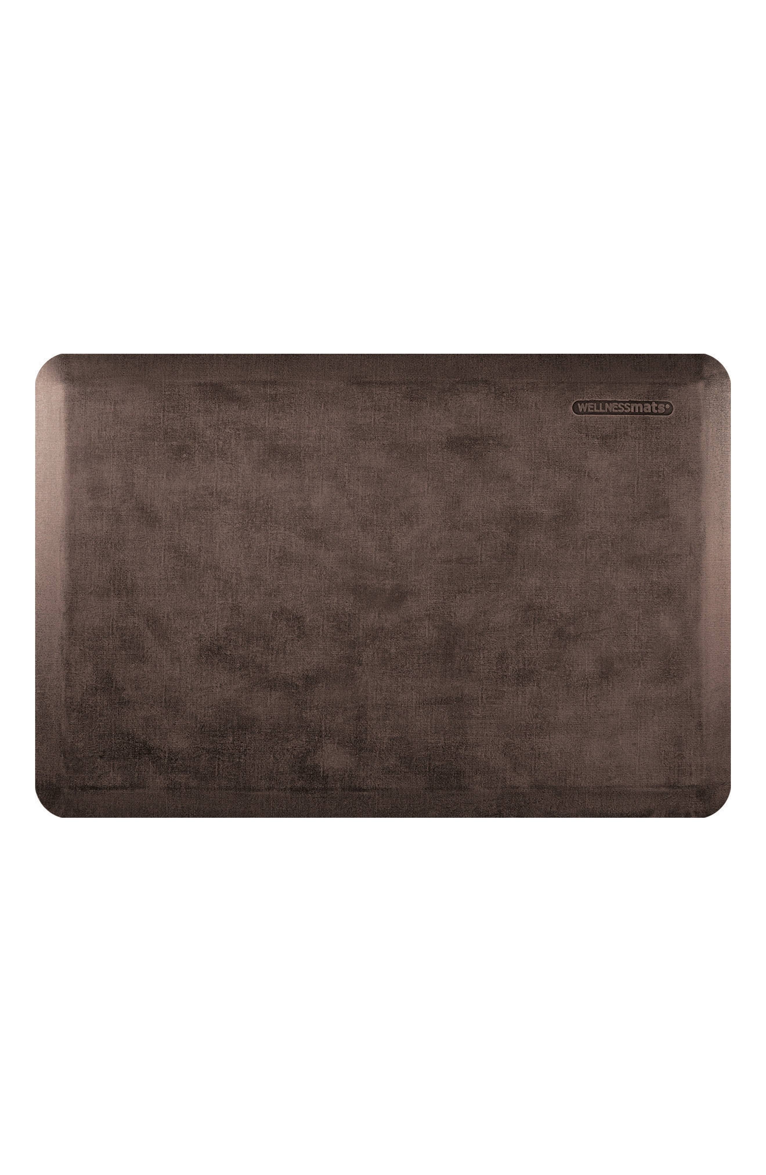 WellnessMats 6'x2' Antique Dark Linen Mat F1_IGCJAU8D