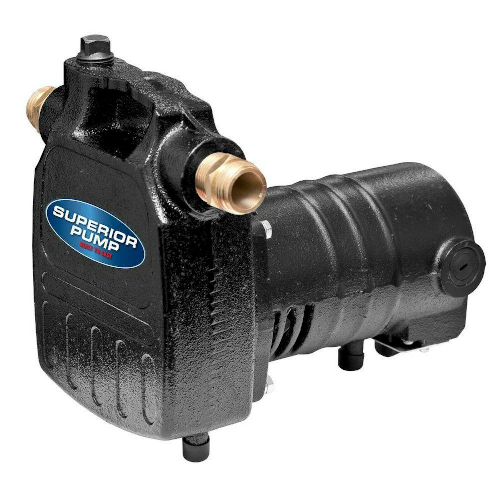 Superior Pump 90050 1/2 HP Heavy-Duty Cast Iron Utility Water TRANSFER Pump XO_NSMIF6PZ