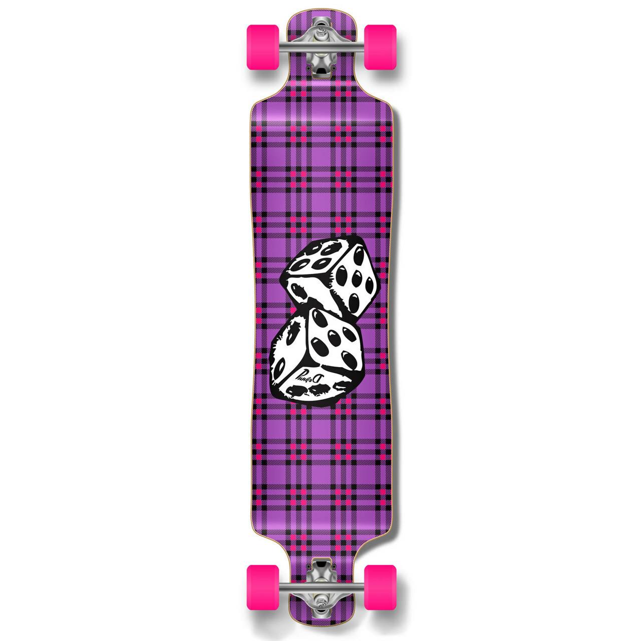 Yocaher Lowrider Dice Longboard Complete D1_ZHUDKXQI