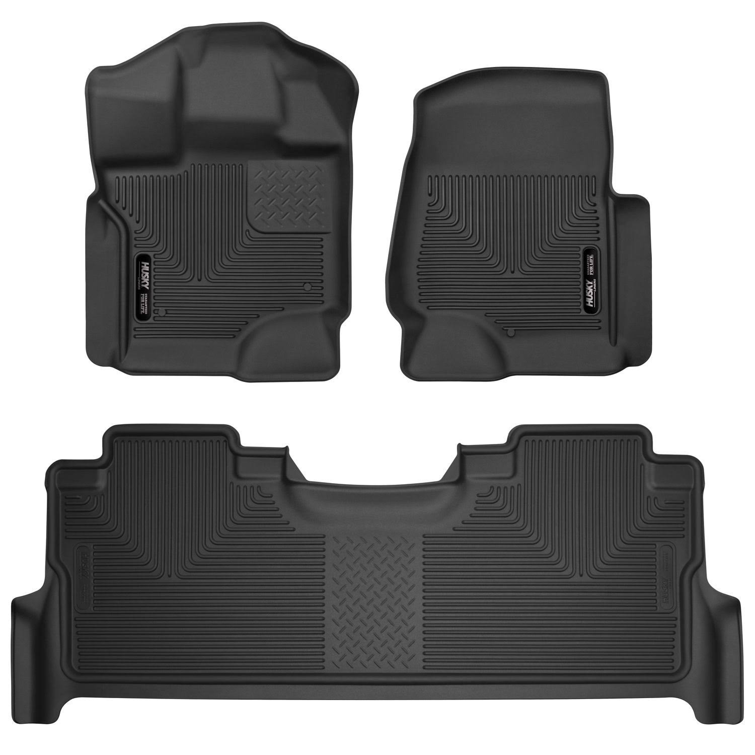 Husky Liners 53388 X-act Contour Series Front 2nd Seat Floor Liners MU_RBRRVFNK