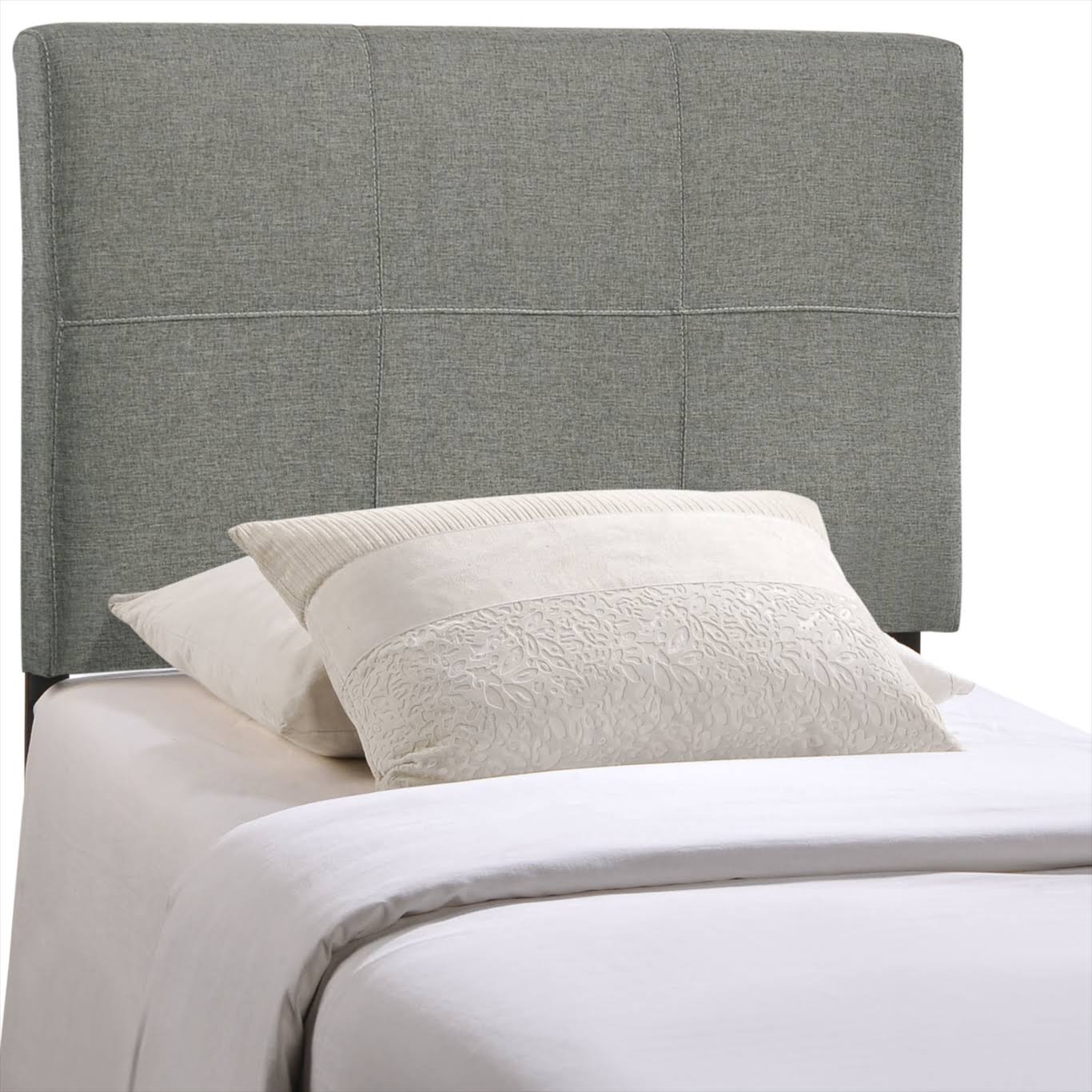 Modway Oliver Twin Fabric Headboard, Gray SY_IZDTM9B4