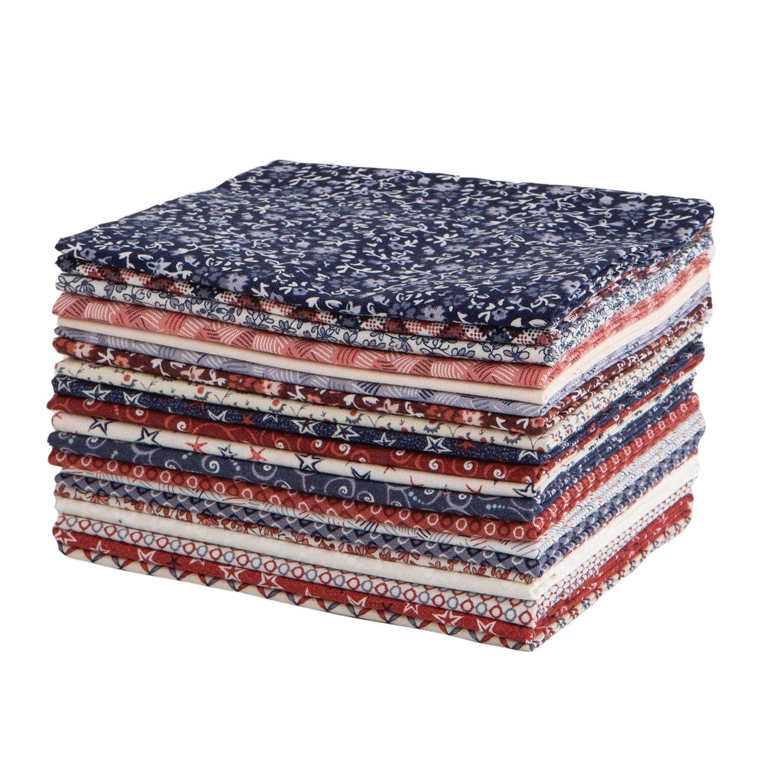 Connecting Threads Print Collection Precut Cotton Quilting Fabric Bundle Fat Quarter (Hometown Americana II) NZ_WZKOCDPJ