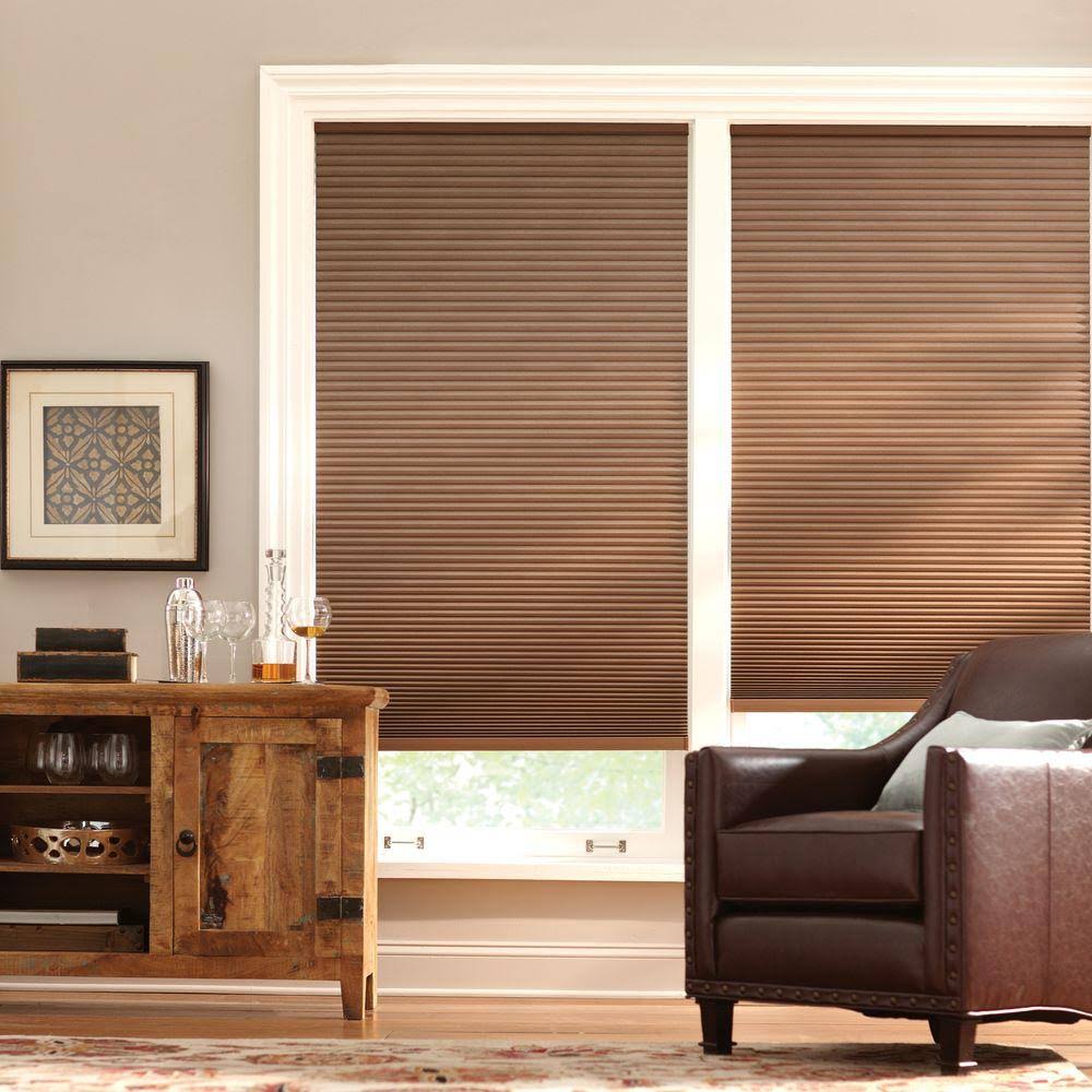 Home Decorators Collection Mocha Cordless Blackout Cellular Shade - 65 in. W x 48 in. L, Brown YM_CW1148EO