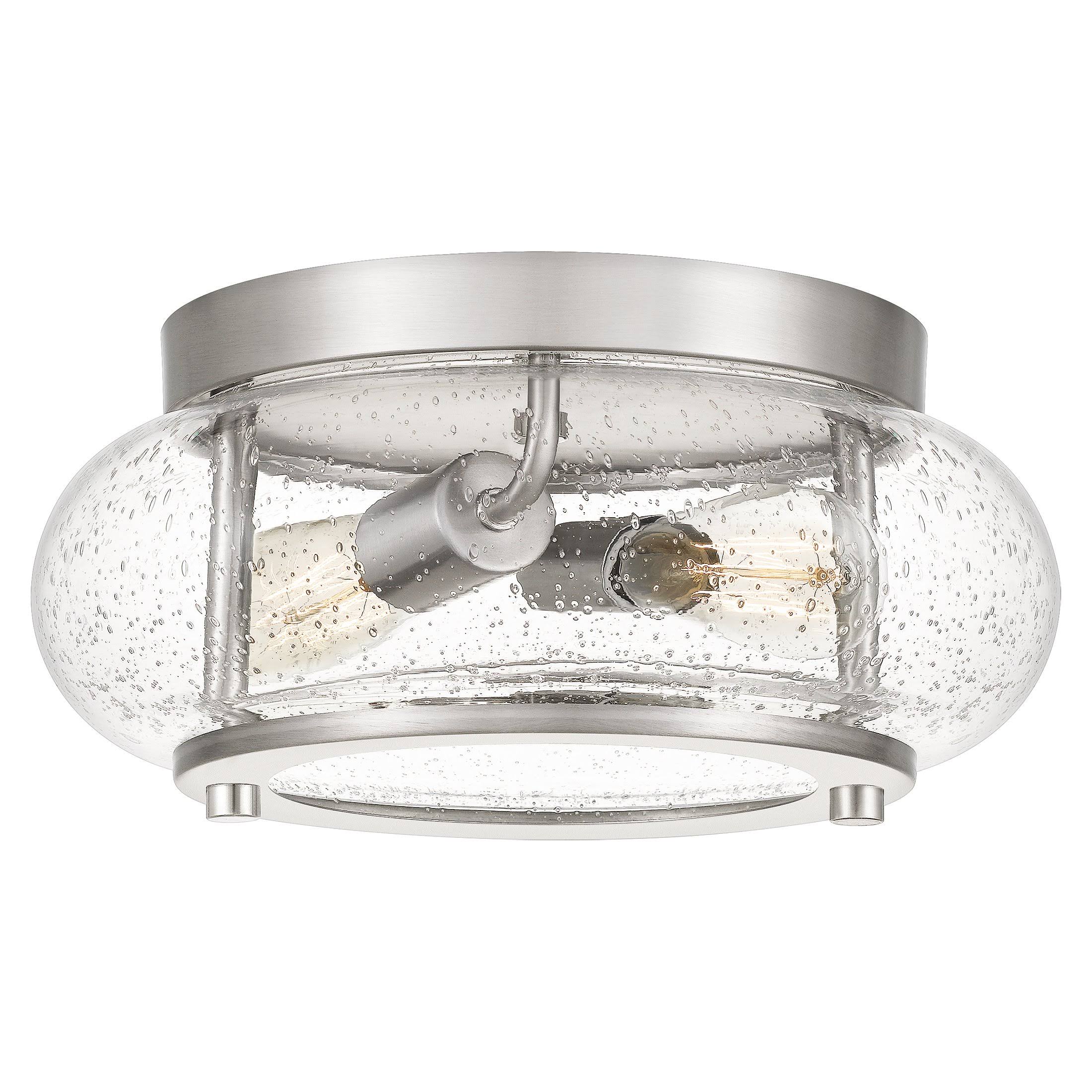 Quoizel Lighting TRG1612BN Trilogy Flush Mount 2 Light Brushed Nickel MC_5WND37CJ