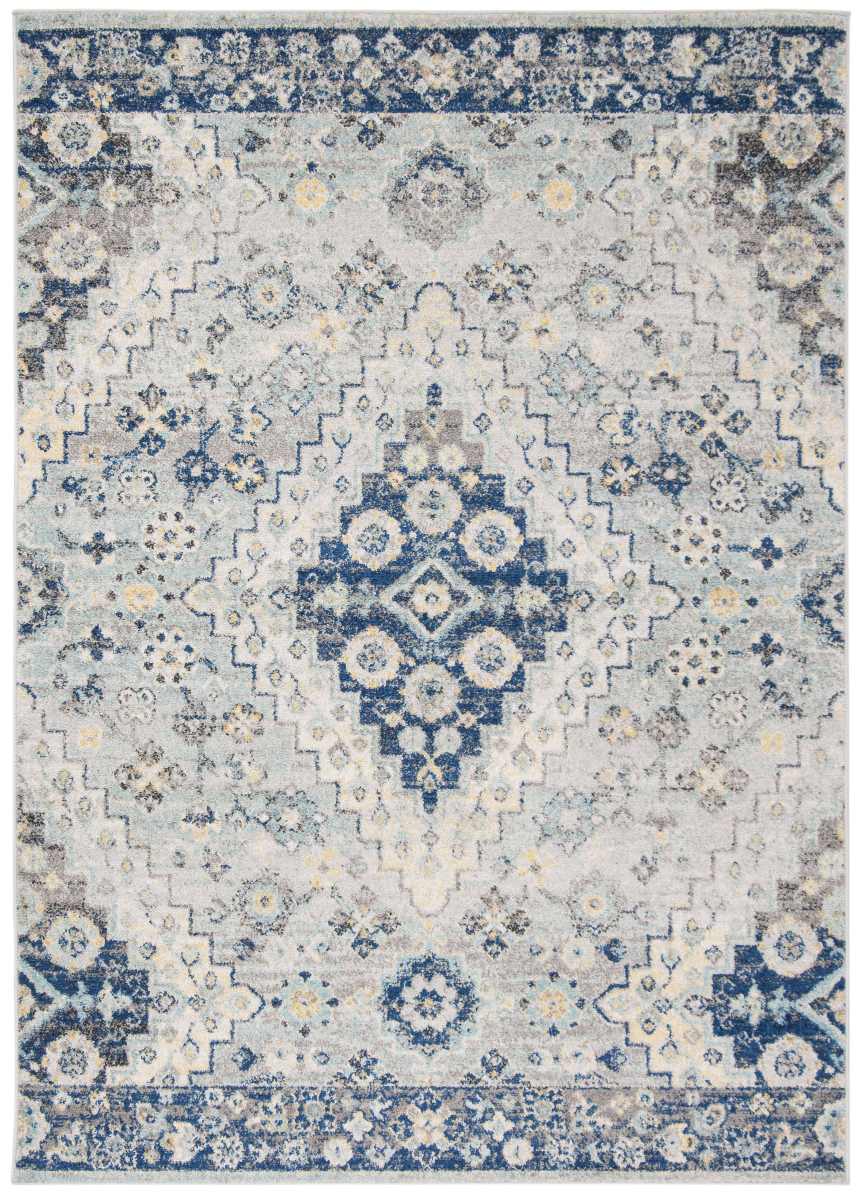 Safavieh Madison MAD616N Navy/Creme 8' x 10' Area Rug HN_3VG6XOSD
