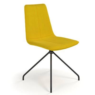 Maeva Velvet Side Chair Upholstery Color: Yellow UB_GUPVJJ4D