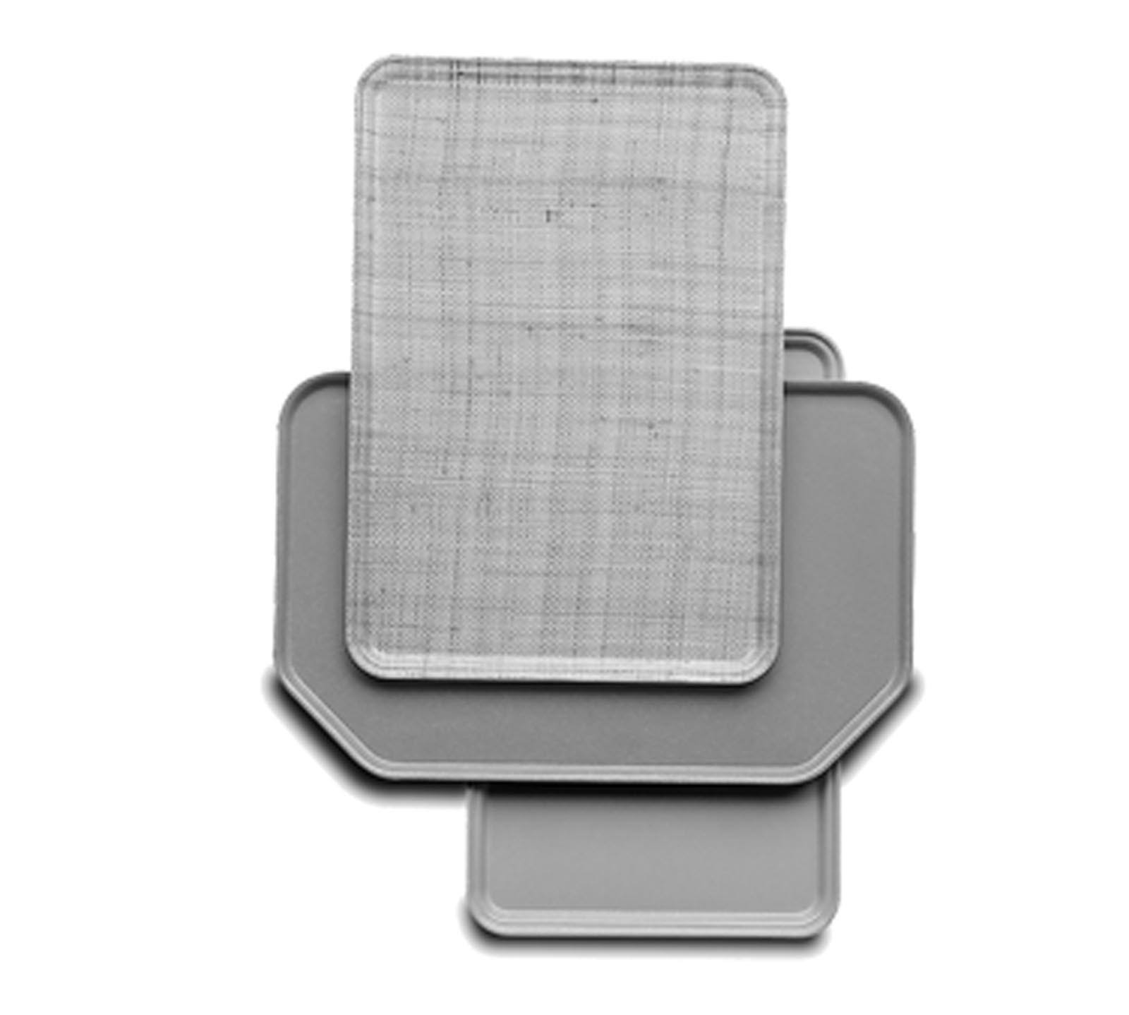 Cambro 3253508 Suede Brown 12-3/4 inch x 20-7/8 inch (32.5 cm x 53 cm) Rectangular Fiberglass Metric Camtray UE_TPC9NAZM