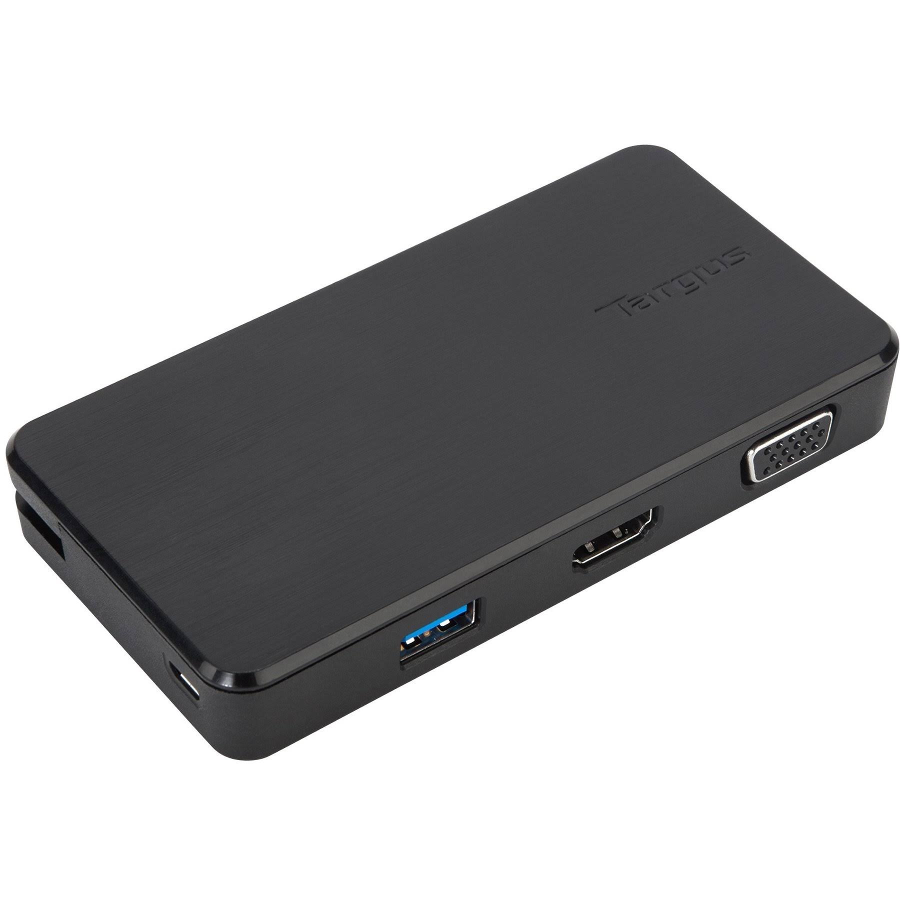 Targus VersaLink Universal Dual Video Travel Dock, Black WE_CYUG5XMW