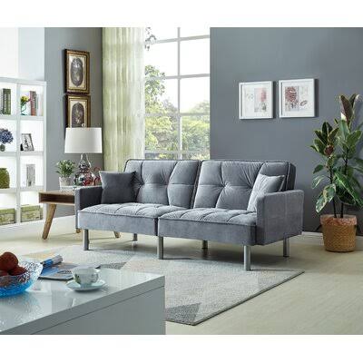 Mercer41 Hemphill Sleeper Sofa, Brown AR_2UVPB4XZ
