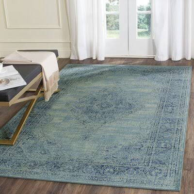 Mistana Makenna Turquoise Area Rug JT_DRT3KVEV