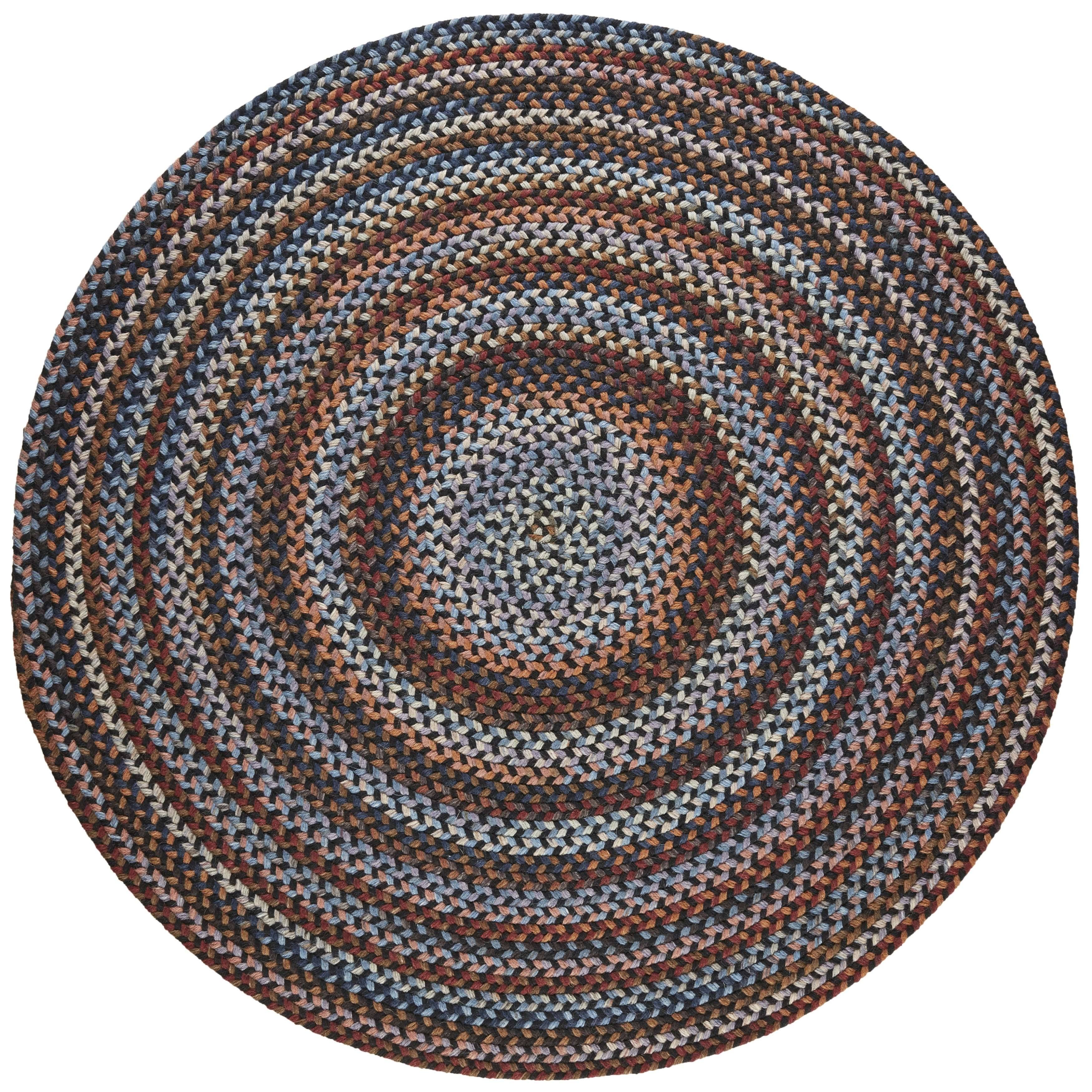 Rhody Rug Astoria Black Rock 8' Round Rug QI_BSTIEZ4A