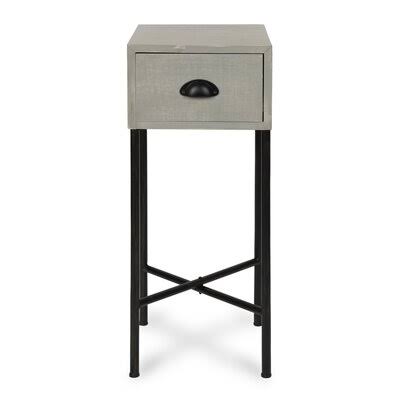 Gracie Oaks Varian End Table, Gray QX_TLVUTFXN