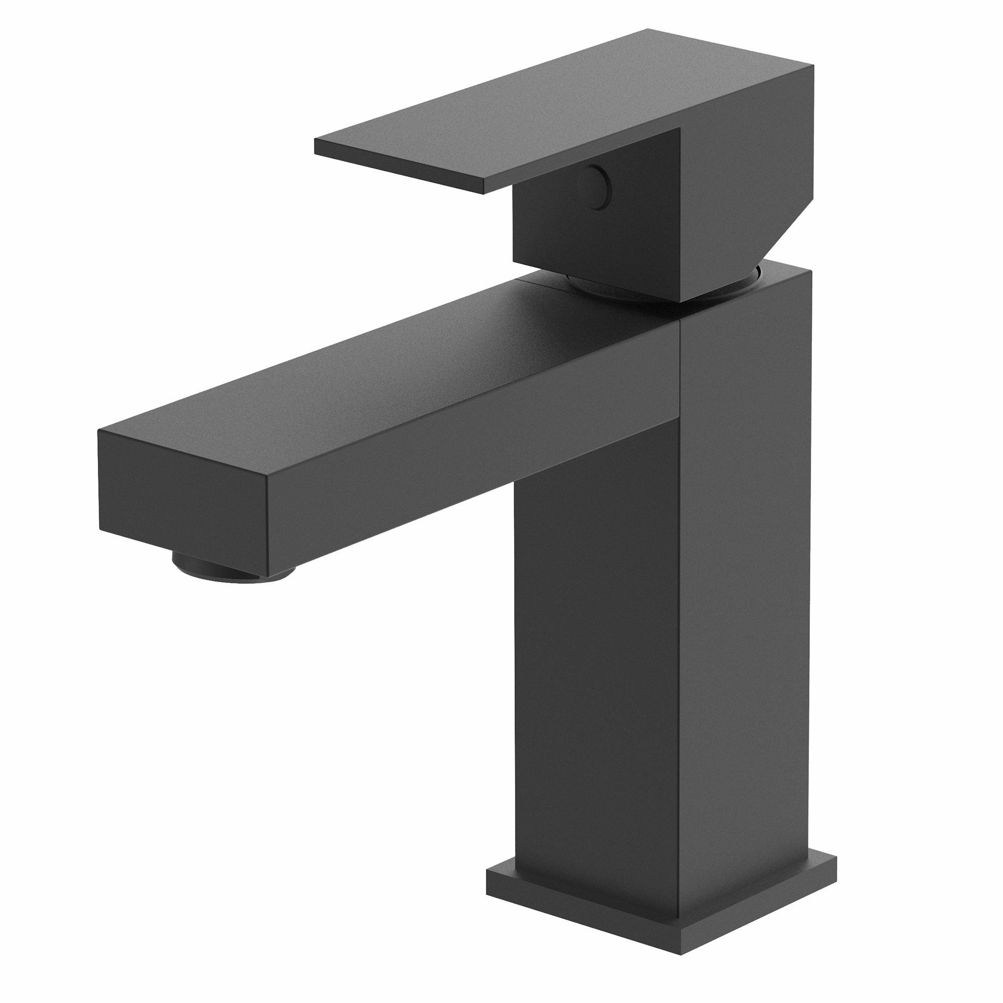 Luxurious Single Handle Lavatory Faucet in Matte Black Finish YPG318 EY_1HIIGH7U