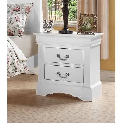 Brodeur 2 - Drawer Nightstand Red Barrel Studio Color White ZL_NGHZ0RVG