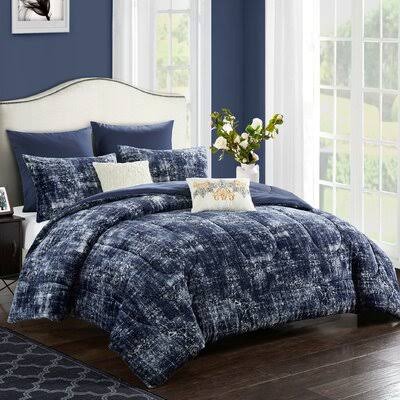 Drubin Reversible Comforter Set Charlton Home Size: Full/Queen Comforter + 6 Additional Pieces 0K_61OMUXE5