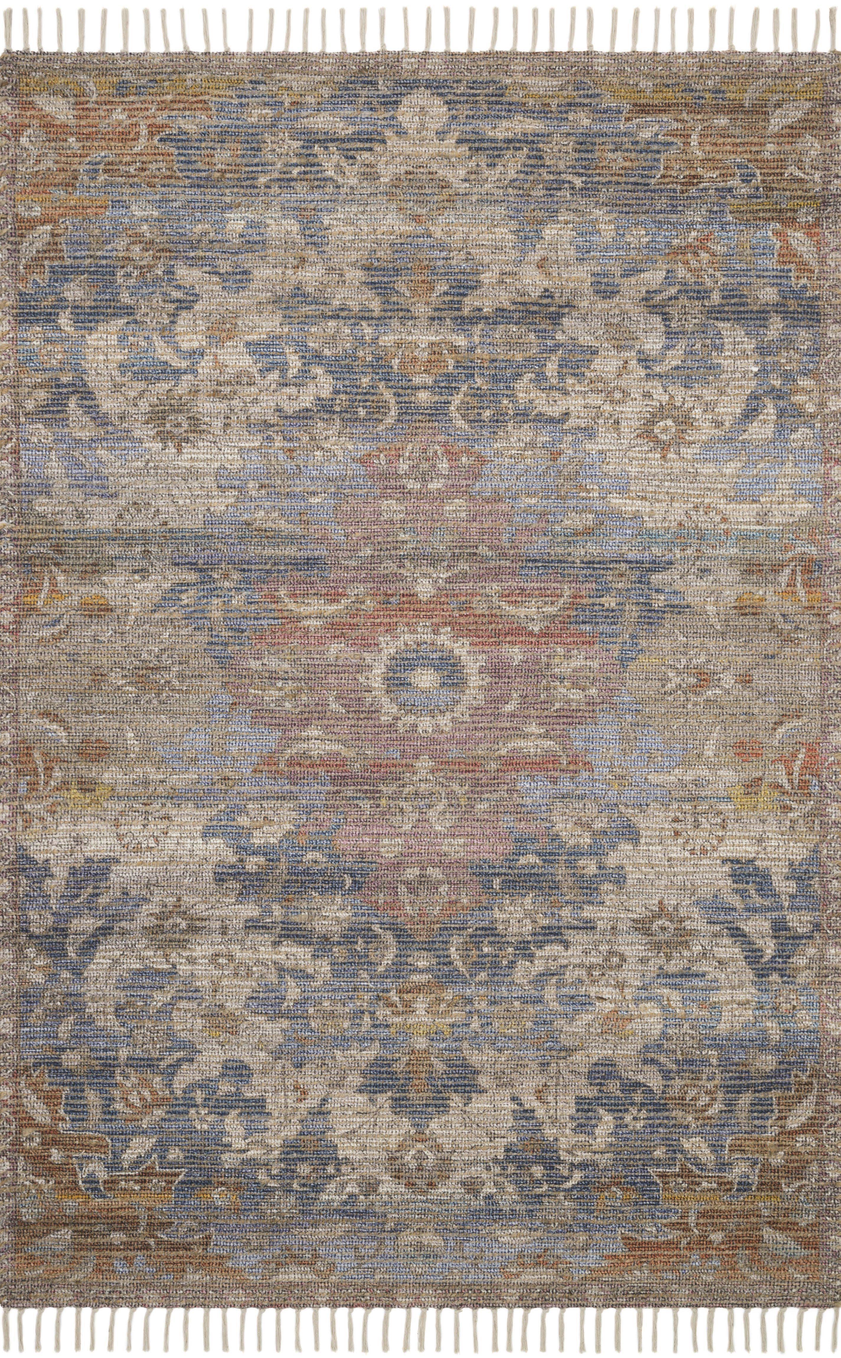 Loloi Cornelia Justina Blakeney COR-06 Denim Multi Rug - 5 ft x 7 ft 6 in GX_41GG4BVK