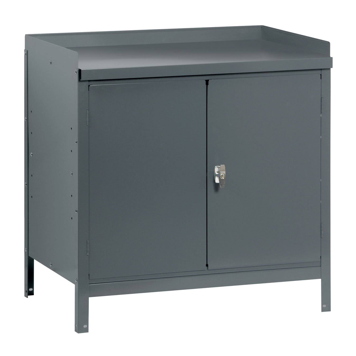 Edsal 59243 Industrial Gray Steel Cabinet Table 1 Adjustable Shelf 24 NK_EK9XR1WV