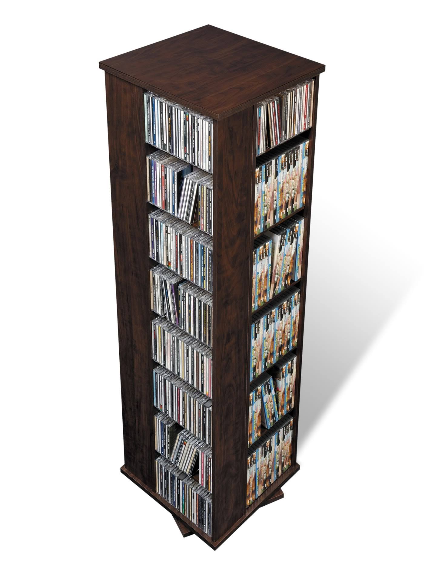 Prepac 4-Sided Spinner Media Tower, Espresso Q3_HYBPKBOQ
