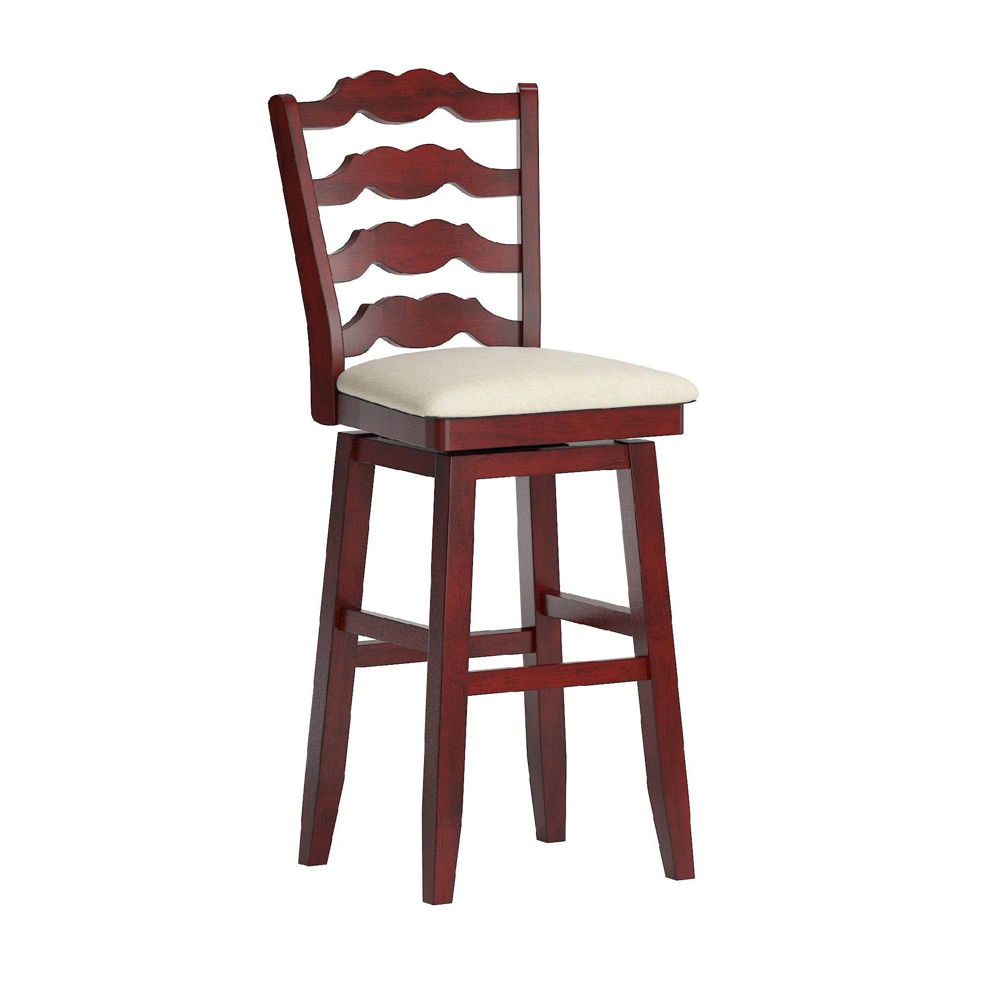 Eleanor French Ladder Back Swivel Chair by Inspire Q Classic - 29 WH_WVTK2BNI