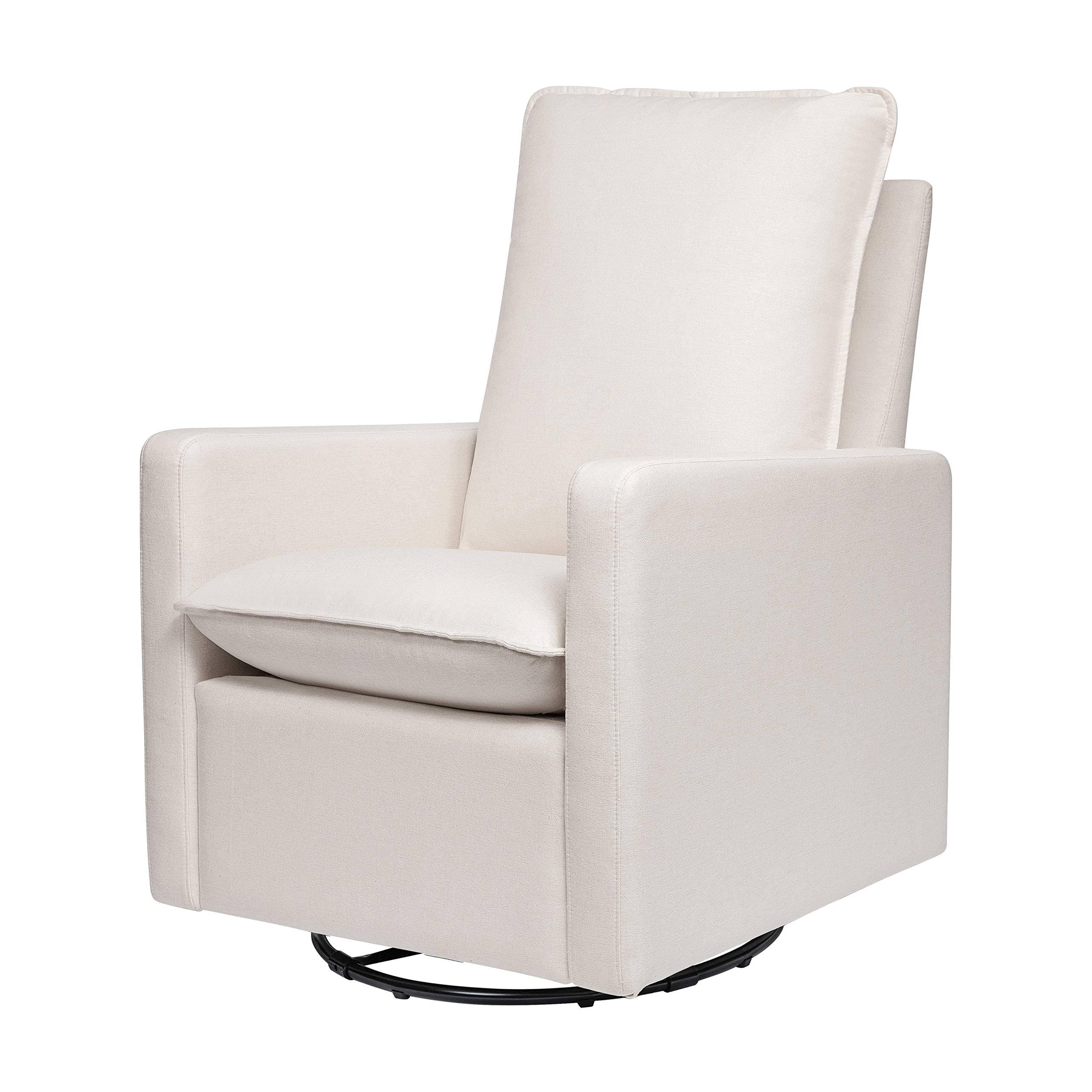Babyletto Cali Pillowback Swivel Glider in Performance Cream Eco-Weave SU_T6JZ5HY1