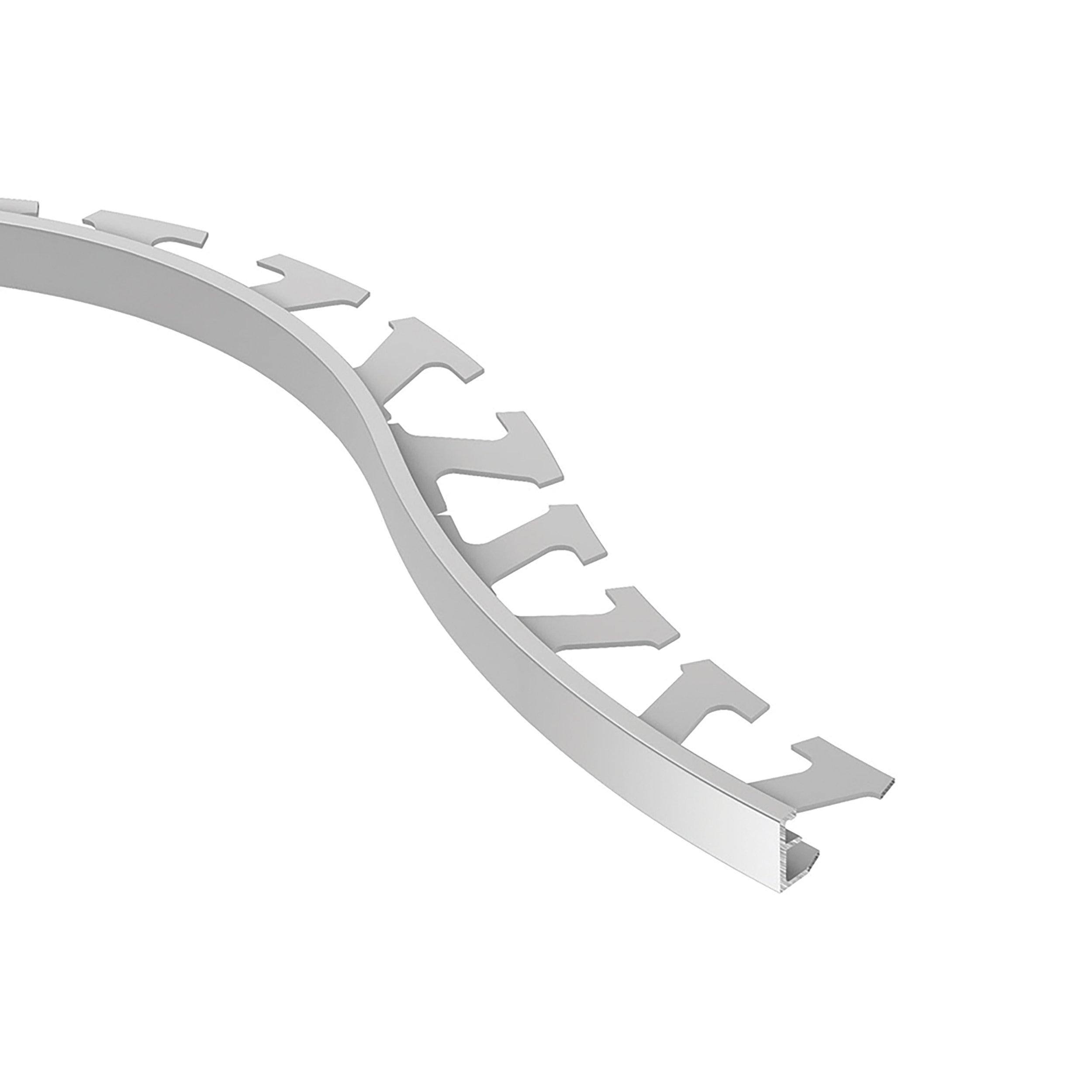 Schluter Systems Schiene-Radius 0.188-in W x 98.5-in L Stainless Steel L-Angle Tile Edge Trim | R/E45 IH_VLCZJH7P