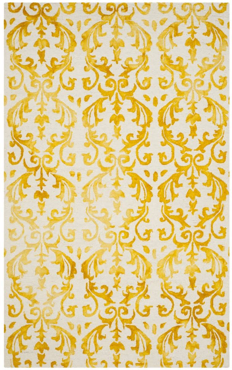 Safavieh Dip Dye DDY689A Ivory - Gold 4' x 6' Area Rug LI_VF91XTHT