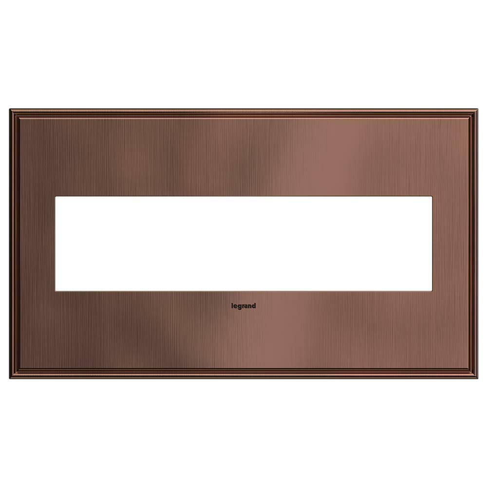 Legrand - AWC4GMAC4 - 4-Gang Wall Plate - Adorne - Matte Antique Copper AP_RMJESSLQ