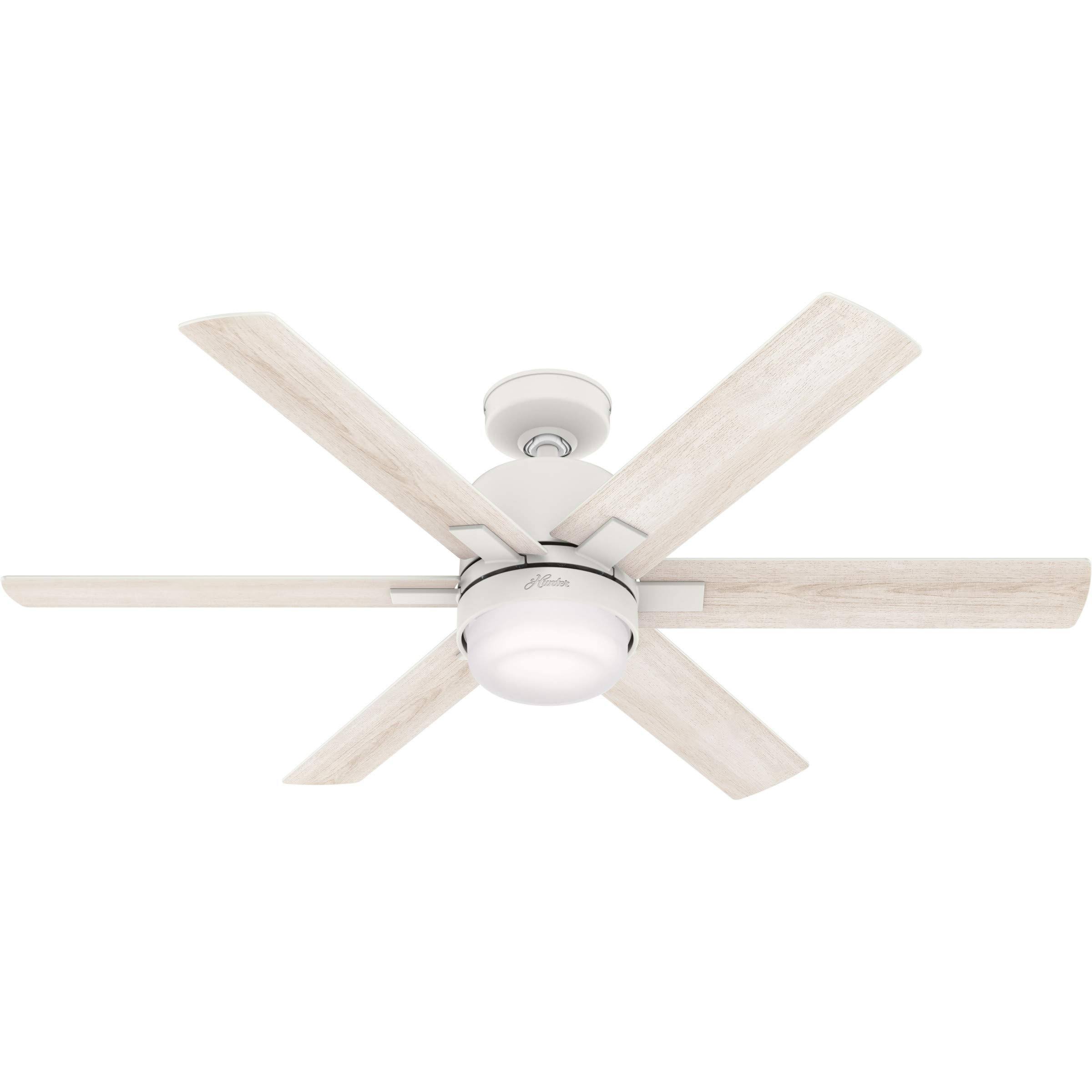 Hunter 50952 Radeon Smart Fan with LED Light 52 inch Ceiling Fan in Matte White TR_OGDMJBAR