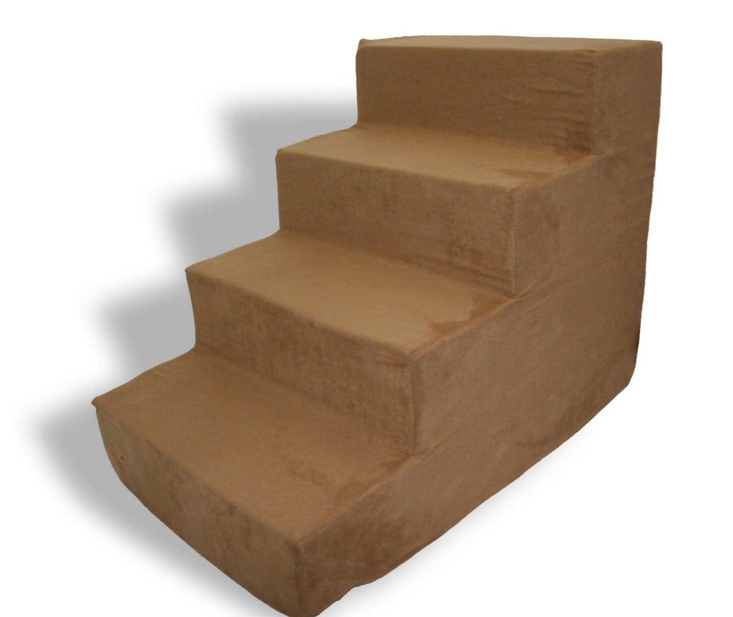Best Pet Supplies ST205T-M Foam Pet Stairs/Steps, 4-Step, Light Brown MG_9BIGGAOL