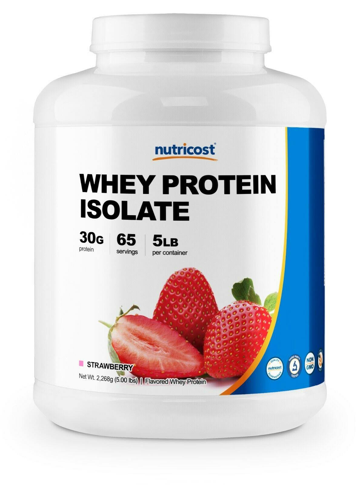 Nutricost Whey Protein Isolate (Strawberry) 5lbs XV_QCPFKL7R