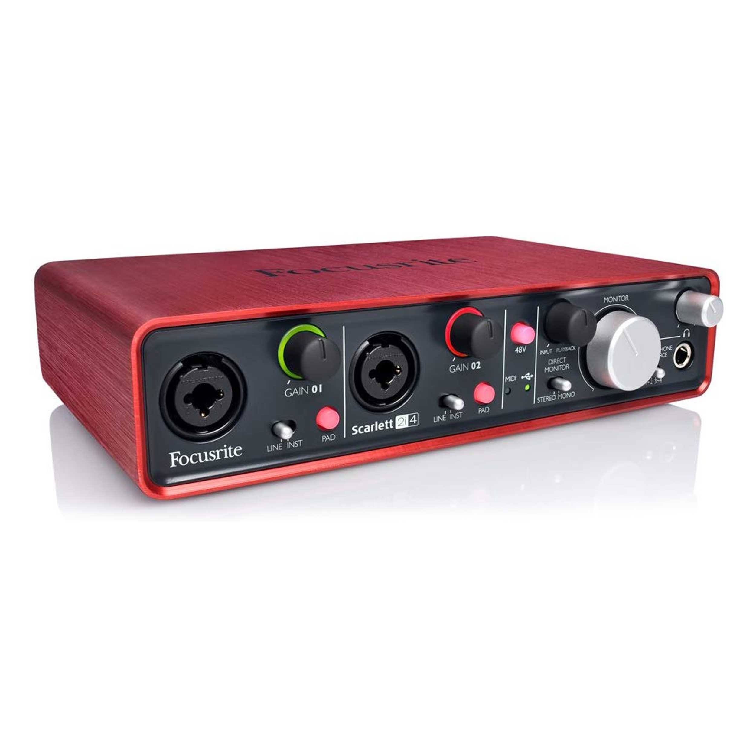 Focusrite Scarlett 2i4 - USB Audio Interface Z0_2LBHPZ6S