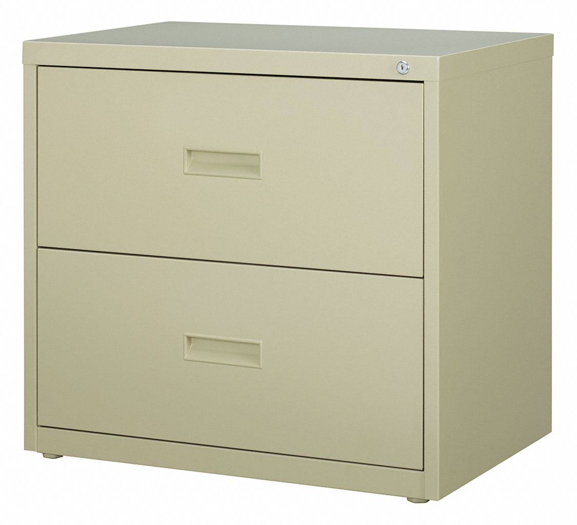 HL1000 Series 30-Inch Wide 2-Drawer Lateral File Cabinet, Putty, Gray 3N_Q6HVAOAD