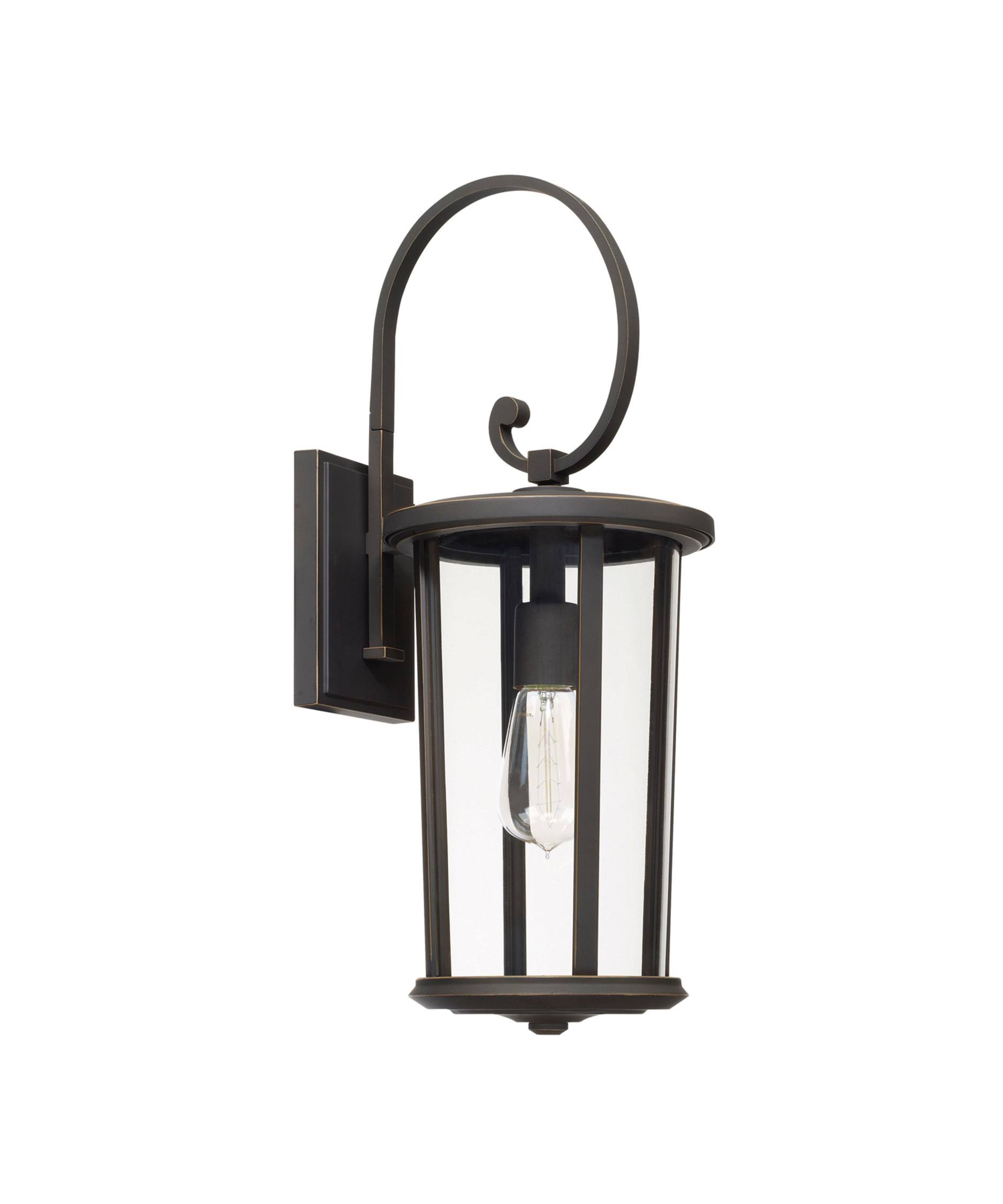 Capital Lighting 926711OZ Howell 1 Light Outdoor Wall Lantern, Oiled Bronze F4_LYCEBBAO