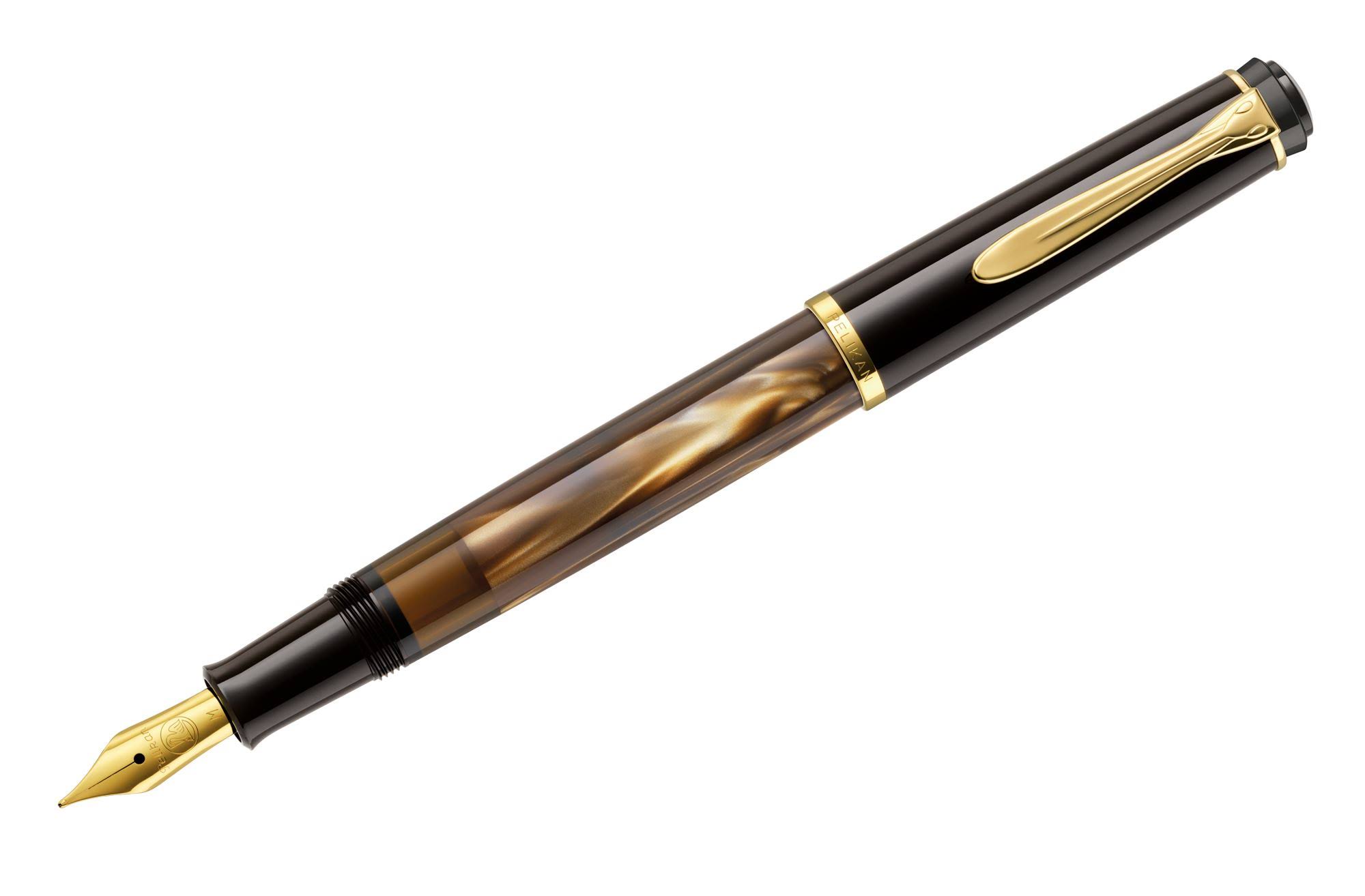 Pelikan Classic M200 Brown Marbled Fountain Pen Extra Fine CF_NB1GWTCQ