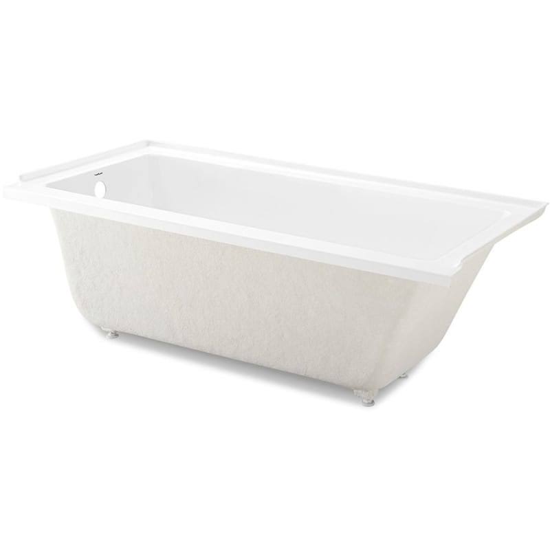 Swiss Madison Voltaire 32-in W x 60-in L Glossy White Acrylic Rectangular Left Drain Drop-In Soaking Bathtub | SM-DB563 BI_ZIMRBCS5