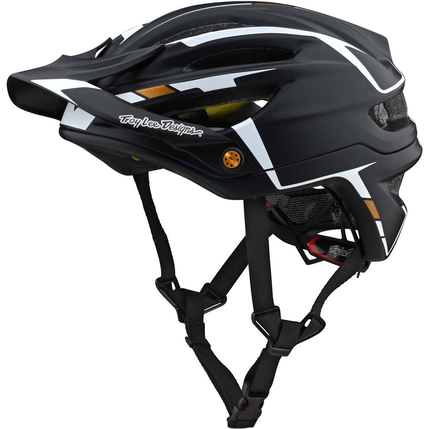 Troy Lee Designs A2 MIPS Helmet Sliver Black/White JD_UX1HYRWJ