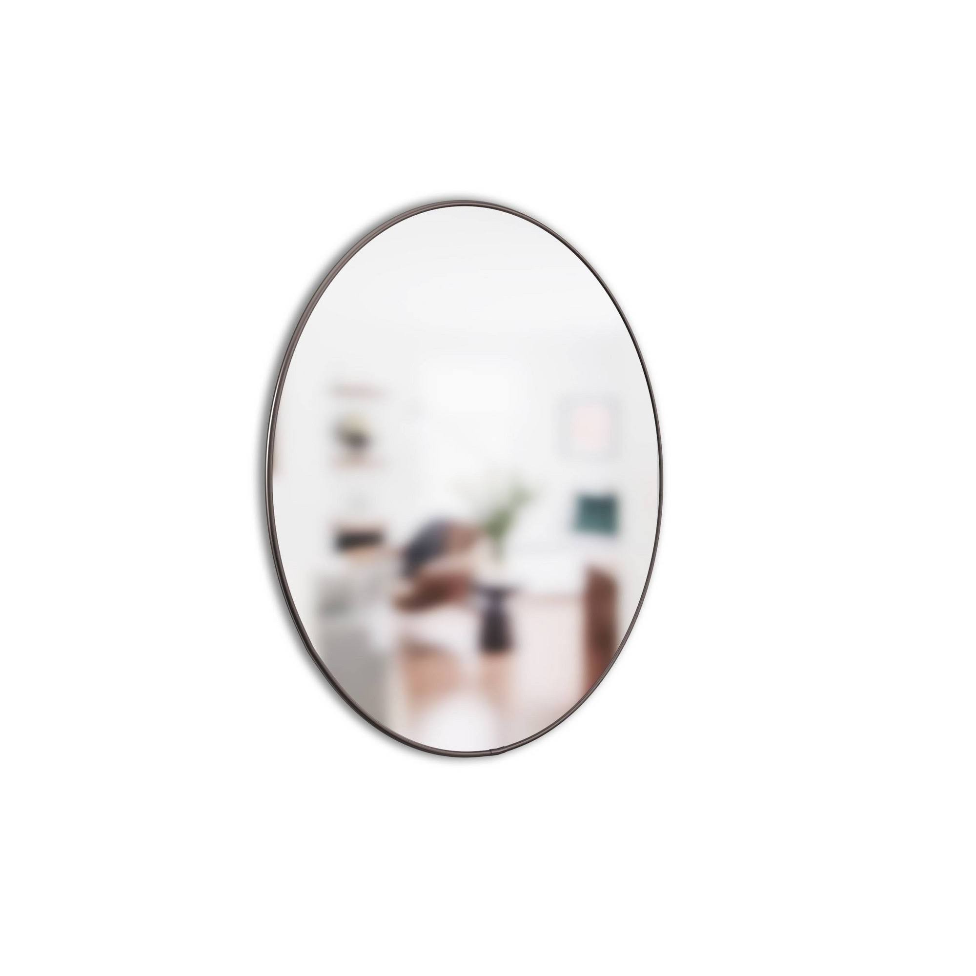 Umbra Hubba Round Wall Mirror - Silver EY_BQMLOPZV
