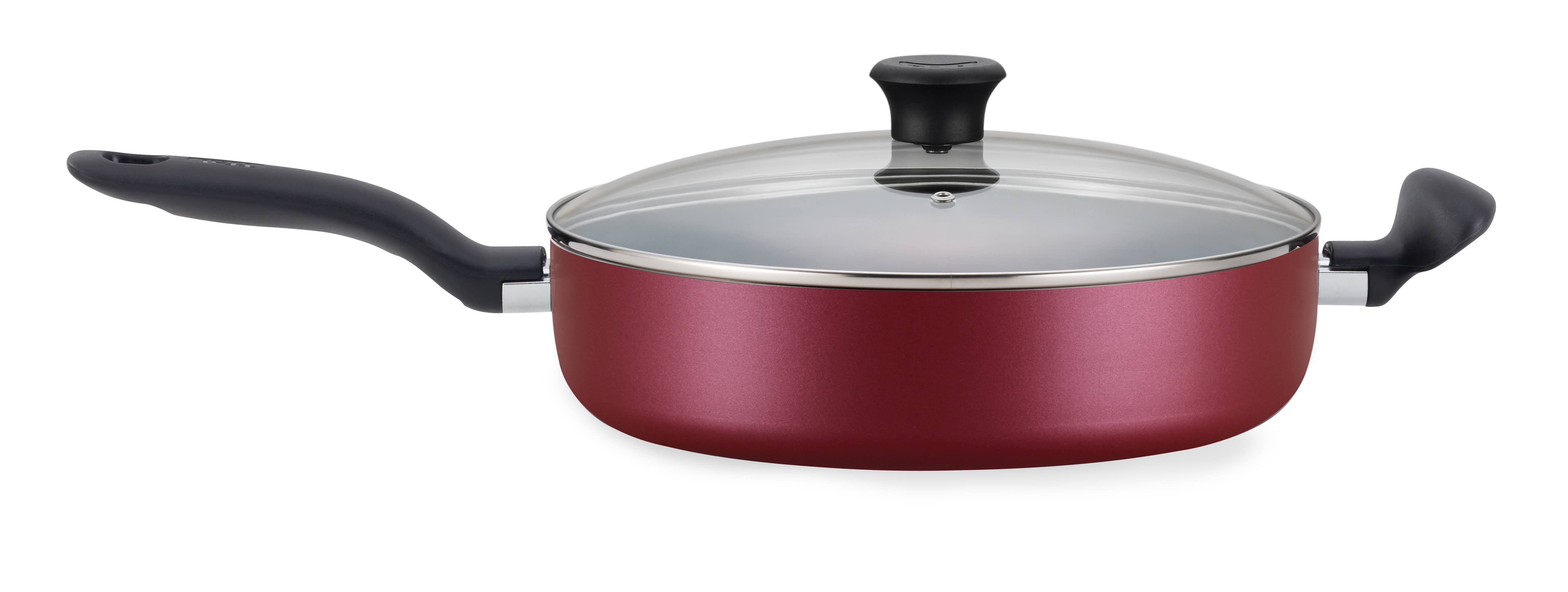 T-Fal 5 qt. Non-Stick Aluminum Saute Pan with Lid B1708264 XW_AAAPYBXY