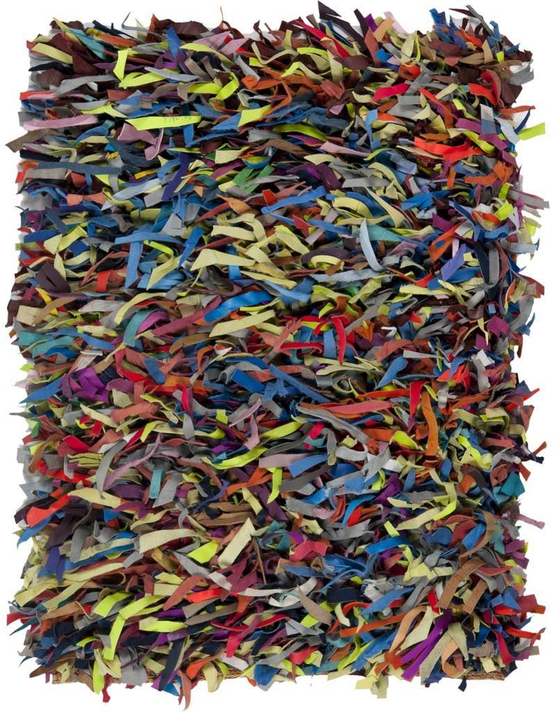 Safavieh Leather Shag LSG511M Multi 4' x 6' Area Rug 4W_UX7HHRAL