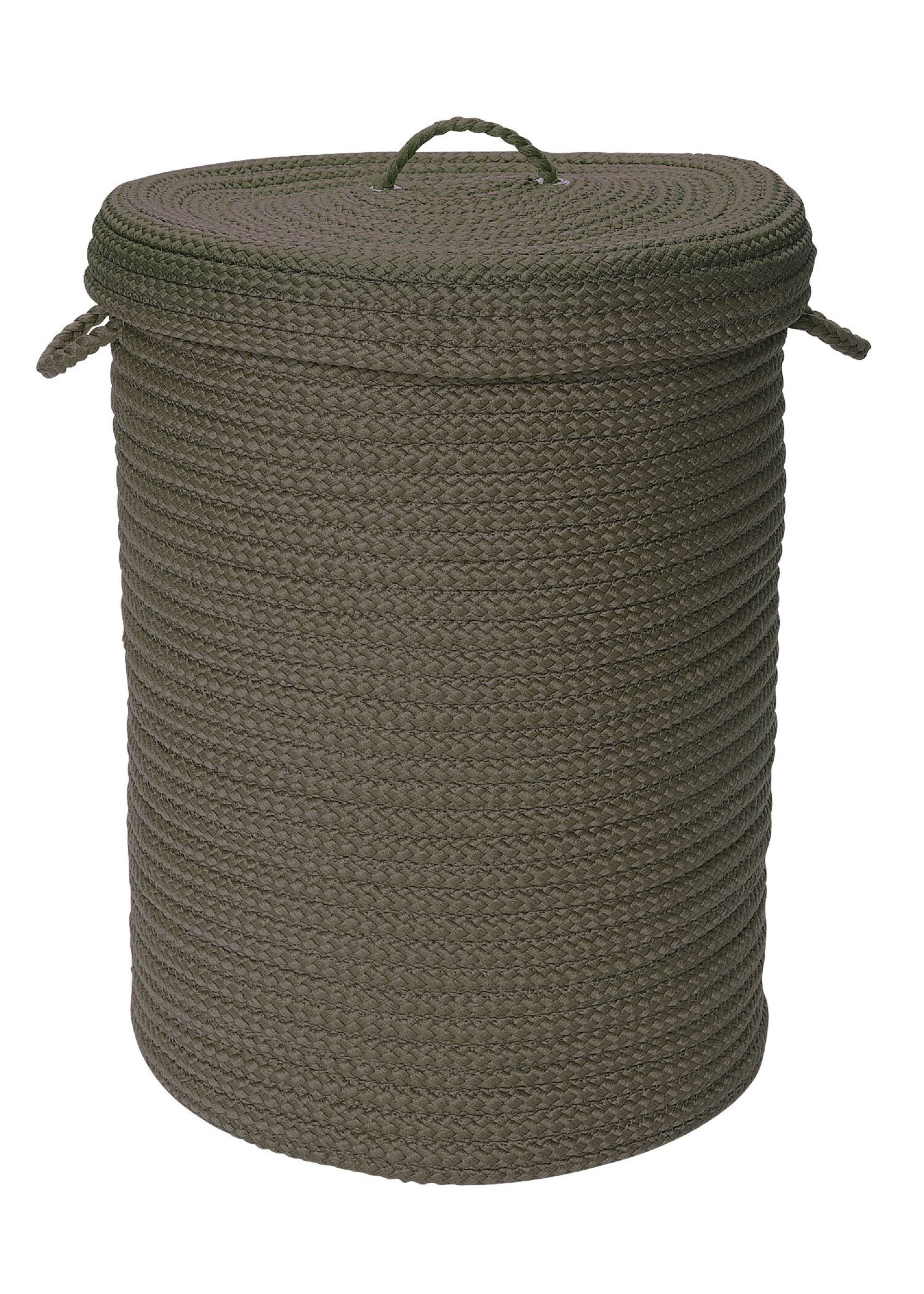 Colonial Mills Simply Home Solid Gray 18x18x30 Hamper W Lid C3_O3YJ8X7T