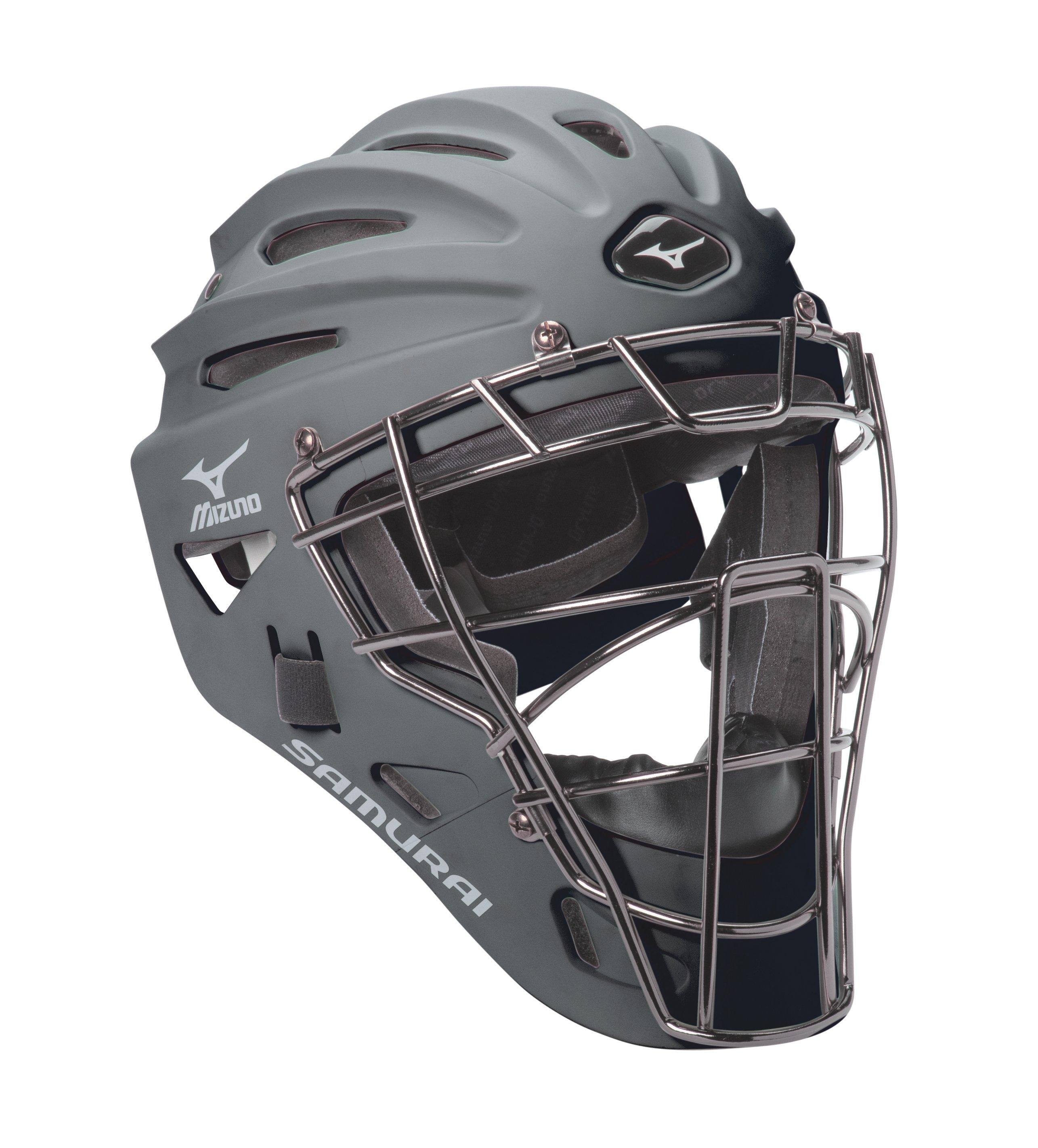 Mizuno Samurai Catcher's Helmet G4 Adult 380191 Grey-adult L3_FNTFENIO